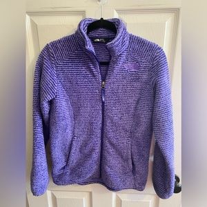 Girls Northface jacket EUC Size Large 14/16 purple